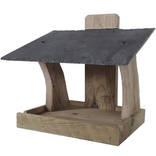 Blackdown Woodcrafts Slate Roof Mounted Bird Table