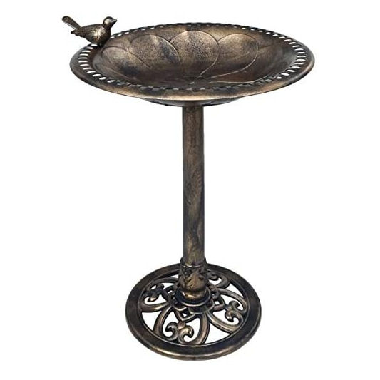 BNT Bronze Sunflower Bird Bath