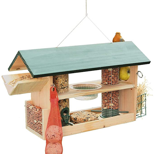Burwells Wooden Bird Feeding Station