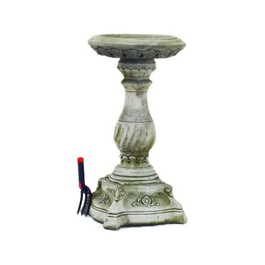 Discount Garden Supplies Stone Devon Ornamental Bird Bath