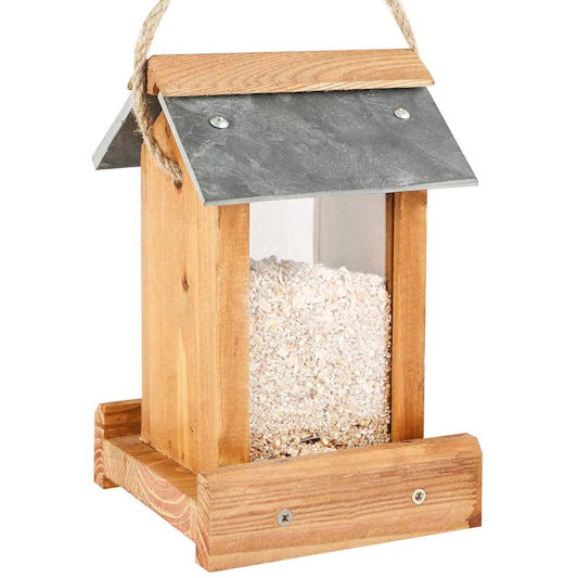 Dibor Wooden Seed Bird Feeder