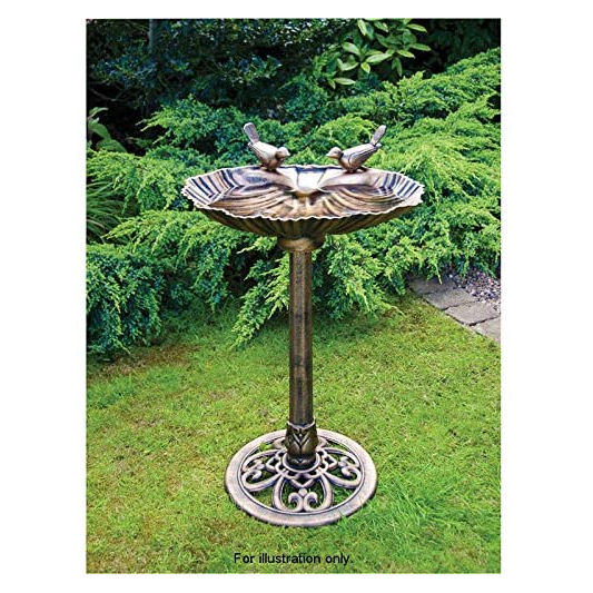 Garden Studio Bronze Effect Bird Bath