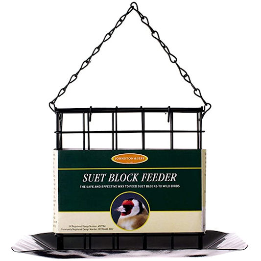 Johnston & Jeff Suet Block Feeder with Tray