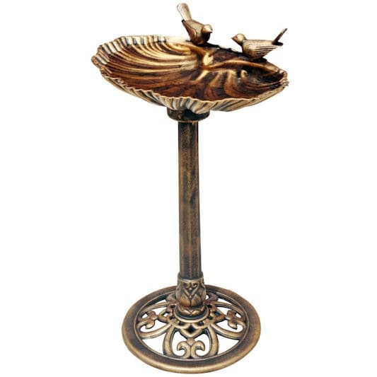 Kingfisher Bronze Effect Bird Bath