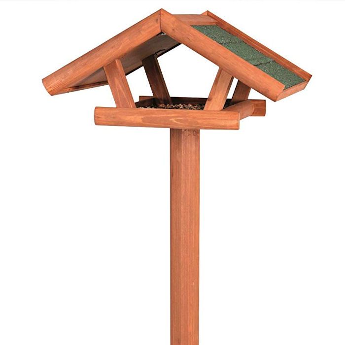 Trixie bird table with overhanging roof