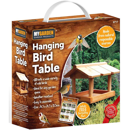 MyGarden Garden Products Hanging Bird Table