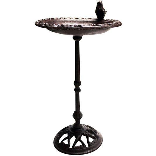 Nature's Market Cast Iron Standing Bird Bath