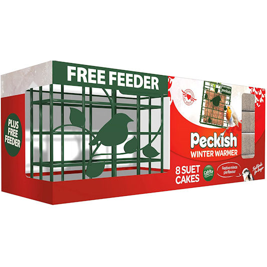 Peckish Suet Cake Feeder with 8 Suet Cakes