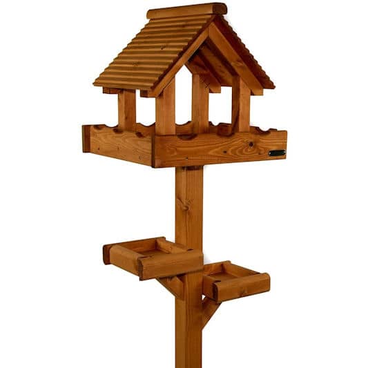 Riverside Woodcraft Triple Platform Bird Table