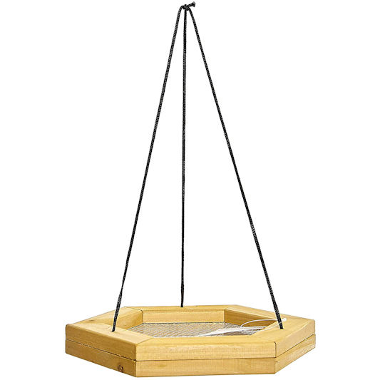 Ruddings Wood Hanging Wooden Feeder Mesh Tray