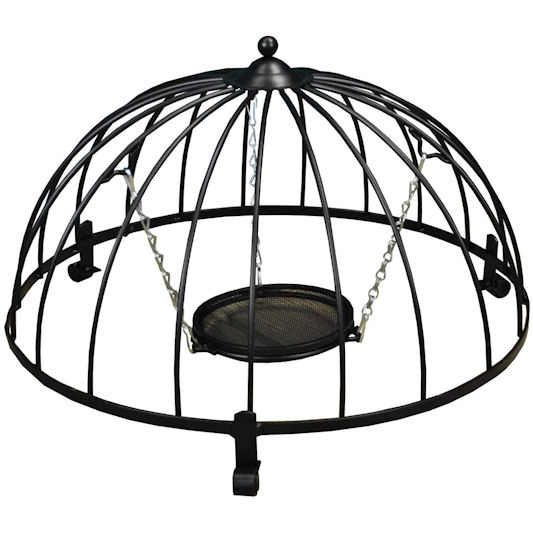 Selections Ground Bird Feeder with Haven Cage