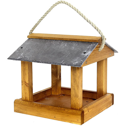 Tom Chambers: Slate Roof Hanging Bird Table